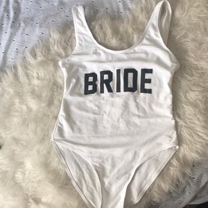 BRIDE one piece bathing suit